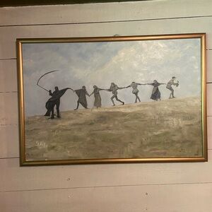 original oil painting, framed